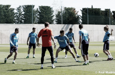 El Real Madrid completa el último entrenamiento de la Liga