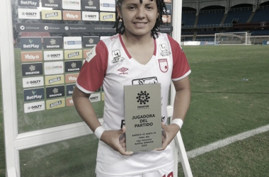 Ysaura Viso, la figura del juego ante América de Cali