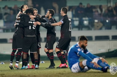 Serie A - Il Milan gioca male ma vince comunque a Brescia: la decide ancora Rebic