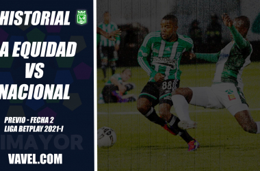 Historial
La Equidad vs Atlético Nacional: números favorables para el 'verdolaga'