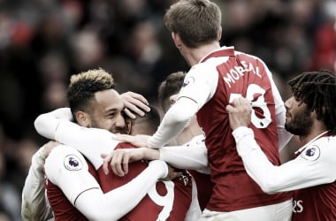 Aubameyang: “Sé que Lacazette está de vuelta, así que quería dejarle marcar”