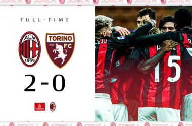 Serie A - Il Milan torna a vincere: battuto il Torino per 2-0