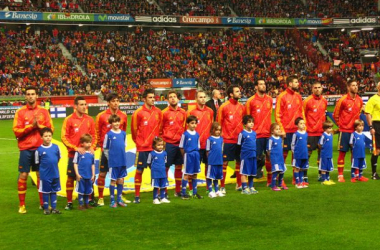 La selección española ya está en Mallorca