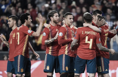 España pone la directa a la Eurocopa 2020