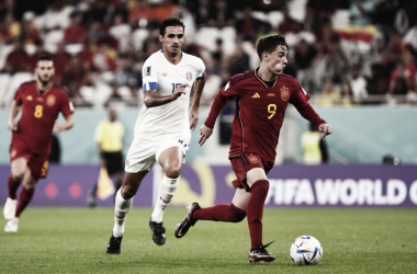 España vs Costa Rica en el Mundial de Qatar // Fuente: Selección de España