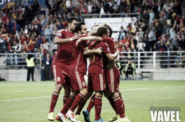 Fotos e imágenes del España - Eslovaquia; séptima jornada de la Clasificación para la Eurocopa 2016