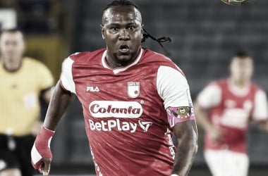 Hugo Rodallega regresó al gol con Santa Fe