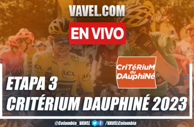 Etapa 3 Critérium del Dauphiné 2023 EN VIVO hoy: Monistrol-sur-Loire - Le Coteau