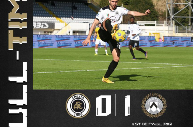 Colpaccio dell'Udinese: Spezia battuto 0-1 grazie a Rodrigo De Paul