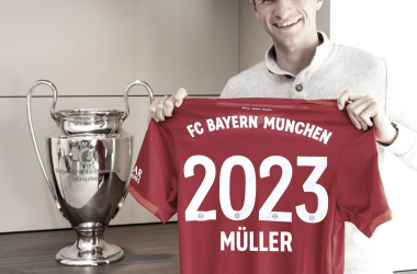 Thomas Müller renueva con el Bayern hasta 2023