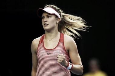 Bouchard y Petkovic sonríen en Doha