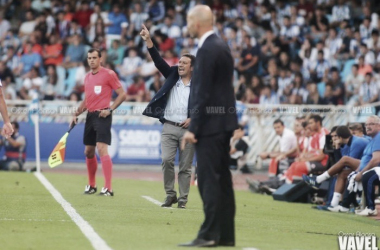 Eusebio: &quot;Vamos a trabajar para que se llene Anoeta ofreciendo este juego&quot;