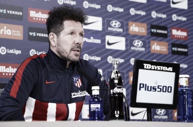 Simeone: "Hoy no hay espacio para detenerse a mirar atrás"