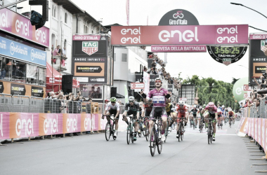 Giro d'Italia, riecco Viviani a Nervesa della Battaglia