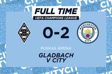 Il City si avvicina al passaggio del turno: 2-0 in Germania al Borussia Gladbach