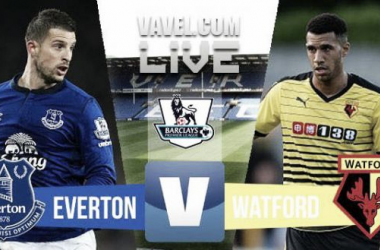 Score Everton - Watford in EPL 2015 (2-2)