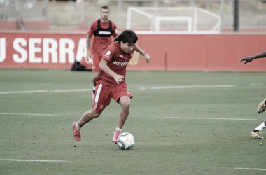 Luka Romero ya entrena con el primer equipo