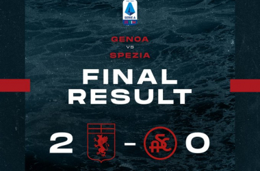 Serie A: il Genoa batte 2-0 lo Spezia nello spareggio salvezza