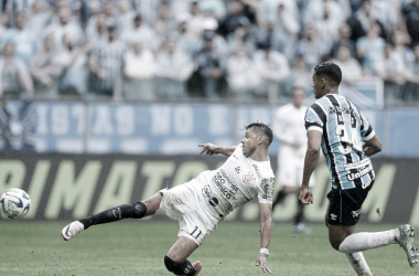Com um a menos durante quase toda partida, Corinthians vence o Grêmio pelo Brasileirão
