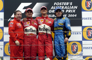 Australia 2004: primer chupito de gloria para un joven Fernando Alonso