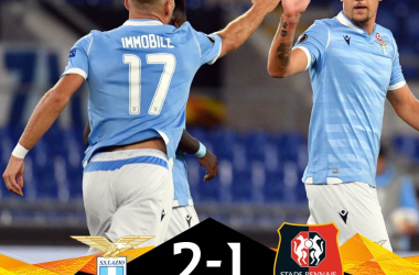 Europa League- Milinkovic e Immobile rimontano il Rennes, la Lazio vince all'Olimpico (2-1)