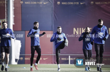 Última sesión antes de recibir a la Real Sociedad de Fútbol