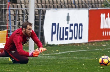 Griezmann y Oblak se entrenan con normalidad