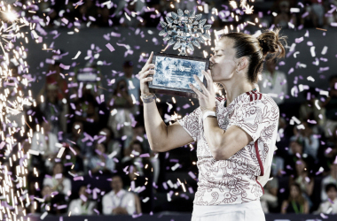 Sakkari, campeona del Open de Guadalajara, logra su primer
título WTA 1000