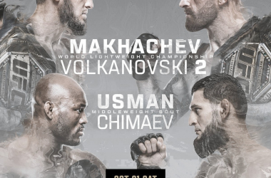 Previa UFC 294: Islam Makhachev y Khamzat Chimaev contra dos
peligrosos recambios 