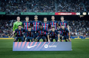 El XI inicial del Barça ante el Rayo | Foto: FC Barcelona