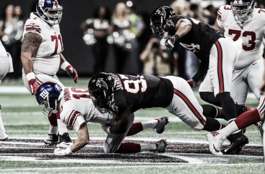 Atlanta Falcons alza el vuelo contra New York Giants