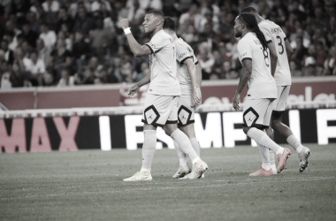 Mbappé&nbsp; fue la figura con un triplete | Fotografía: PSG