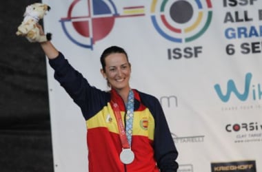 Fátima Gálvez, subcampeona mundial de foso