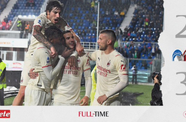 Vittoria pesante per il Milan: battuta l'Atalanta per 2-3