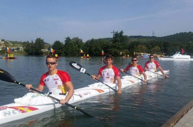 El equipo español Junior de aguas tranquilas debuta en el Europeo