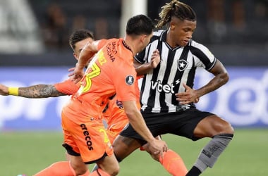 Meio campista Danilo na noite da eliminação. Foto: divulgação/Botafogo