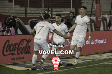El grito de Cristaldo, el goleador quemero.