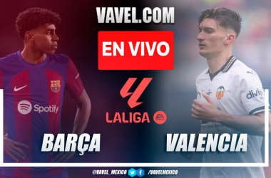 Barcelona vs Valencia EN VIVO, gol de Fermín (1-0)