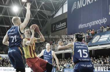 Fotos e imágenes del MoraBanc Andorra 56-71 FC Barcelona, 17ª jornada de la Liga Endesa