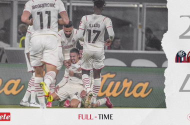 Sofferenza e vittoria: il Milan batte il Bologna per 4-2