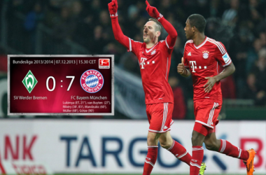 Le Bayern et Ribéry humilient le Werder!