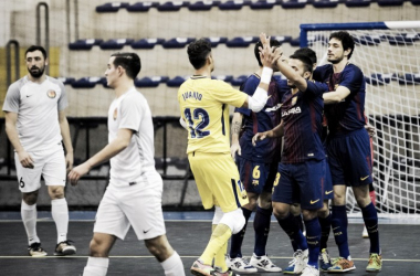 El Barça arranca con goleada la Ronda Élite