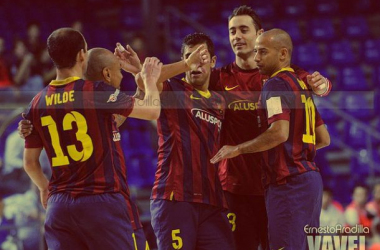 FC Barcelona Alusport, a un paso de la Final Four de la UEFA Futsal Cup
