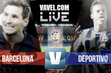 Resultado Barcelona - Deportivo de La Coruña en Liga BBVA 2015 (2-2)