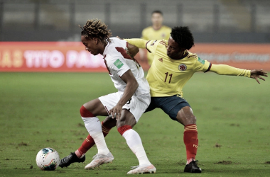 Juan Guillermo Cuadrado, el mejor de Colombia ante Perú