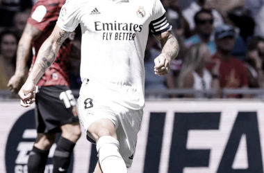 Kroos ya ha lucido el brazalete de capitán esta temporada contra el Mallorca | Foto: @realmadrid