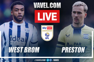 West Bromwich vs Preston North End LIVE Score, Halftime (1-0)