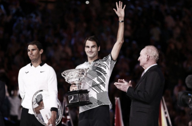 Federer: &quot;Si hubiera empates en el tenis sería un honor compartir el trofeo contigo, Rafa&quot;