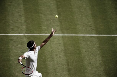 El glorioso juego de Roger Federer en Wimbledon