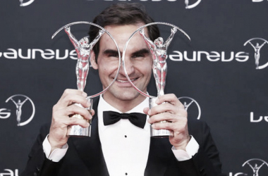 Federer, auténtico protagonista de los Premios Laureus